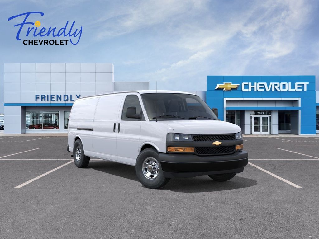 Summit White 2026 Chevrolet Express Cargo Van Rear-Wheel Drive