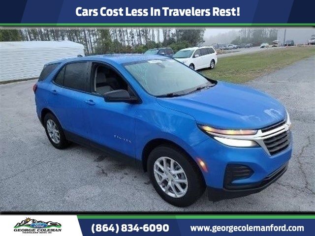Riptide Blue Metallic 2024 Chevrolet Equinox LS AWD with 1FL SUV / Crossover Four-Wheel Drive 6-Speed Automatic Overdrive