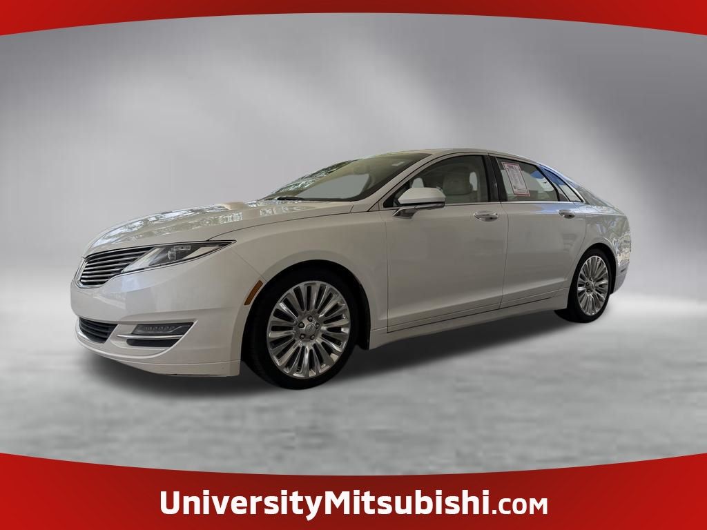 White Platinum Clearcoat Metallic 2014 Lincoln MKZ Sedan Front-Wheel Drive 6-Speed Automatic