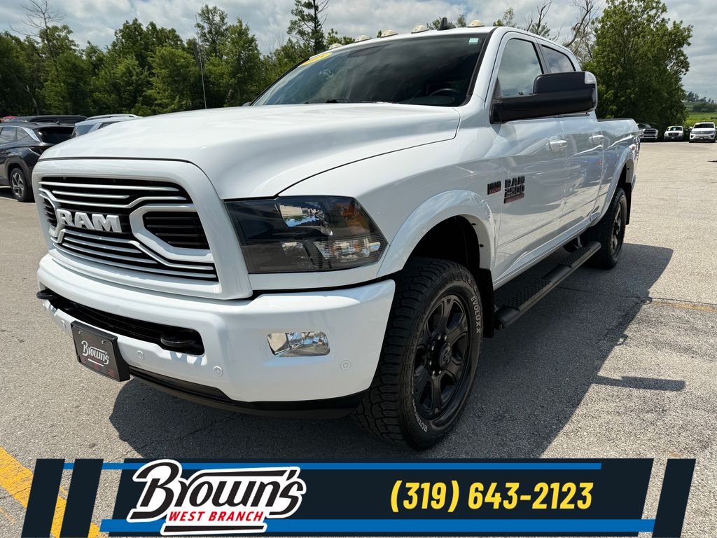 Bright White Clearcoat 2018 RAM 2500 Pickup Truck Four-Wheel Drive 6-Speed Automatic