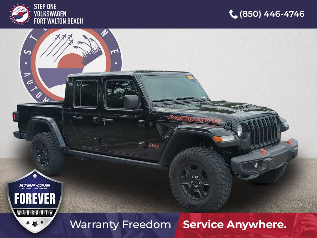 Black Clearcoat 2023 Jeep Gladiator Pickup Truck Four-Wheel Drive 8-Speed Automatic