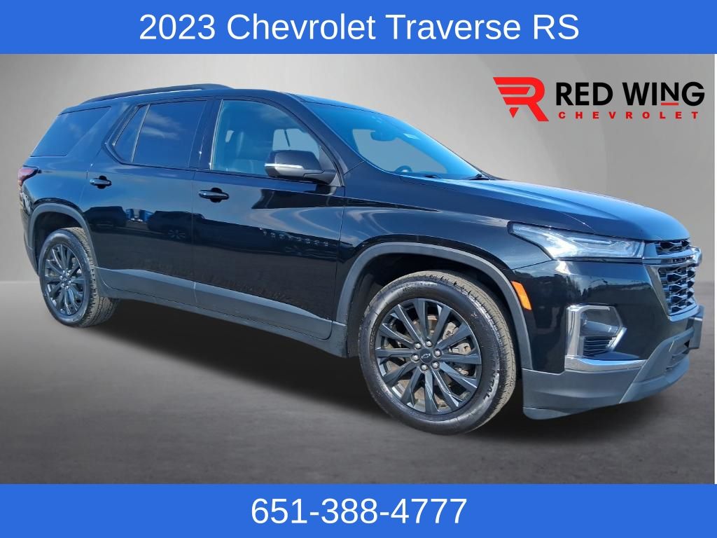 Mosaic Black Metallic 2023 Chevrolet Traverse SUV / Crossover Four-Wheel Drive 9-Speed Automatic