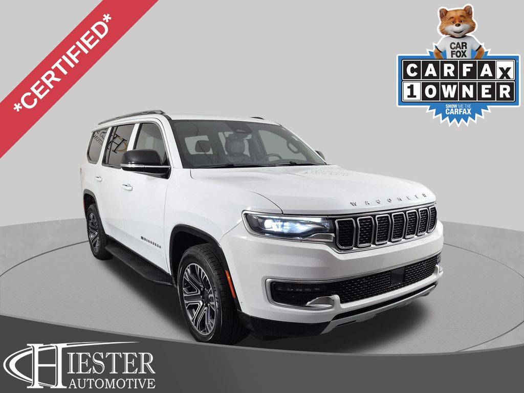 Bright White Clearcoat 2024 Jeep Wagoneer SUV / Crossover Four-Wheel Drive 8-Speed Automatic