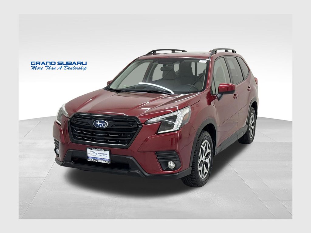 Crimson Red Pearl 2022 Subaru Forester SUV / Crossover All-Wheel Drive Continuously Variable Transmission