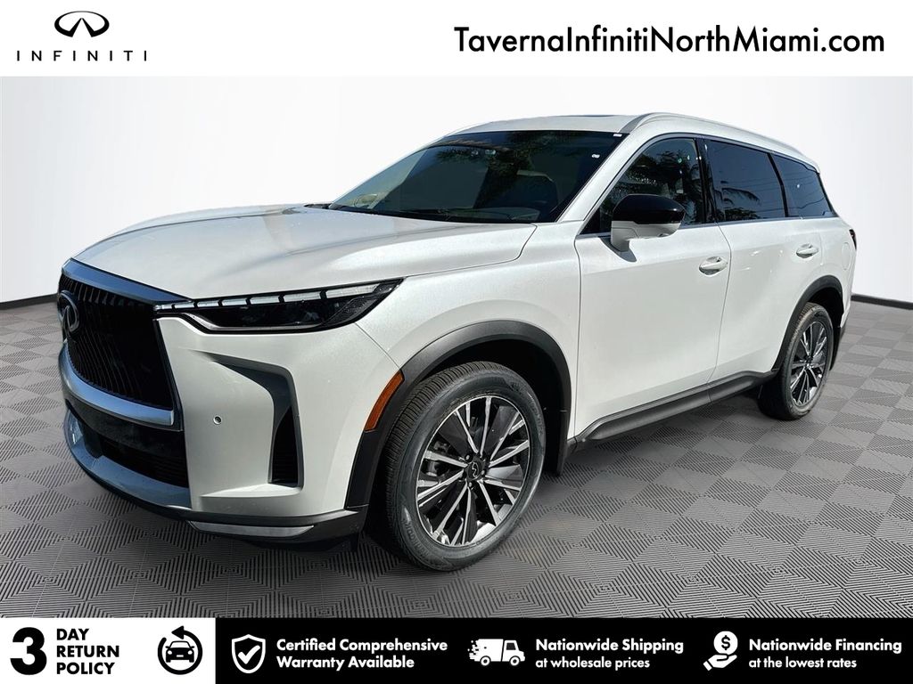 White 2027 INFINITI QX60 SUV / Crossover Front-Wheel Drive 9-Speed Automatic