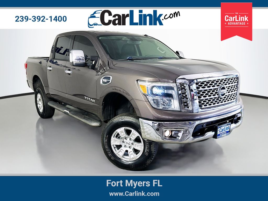 Java Metallic 2017 Nissan Titan Pickup Truck Four-Wheel Drive 7-Speed Automatic