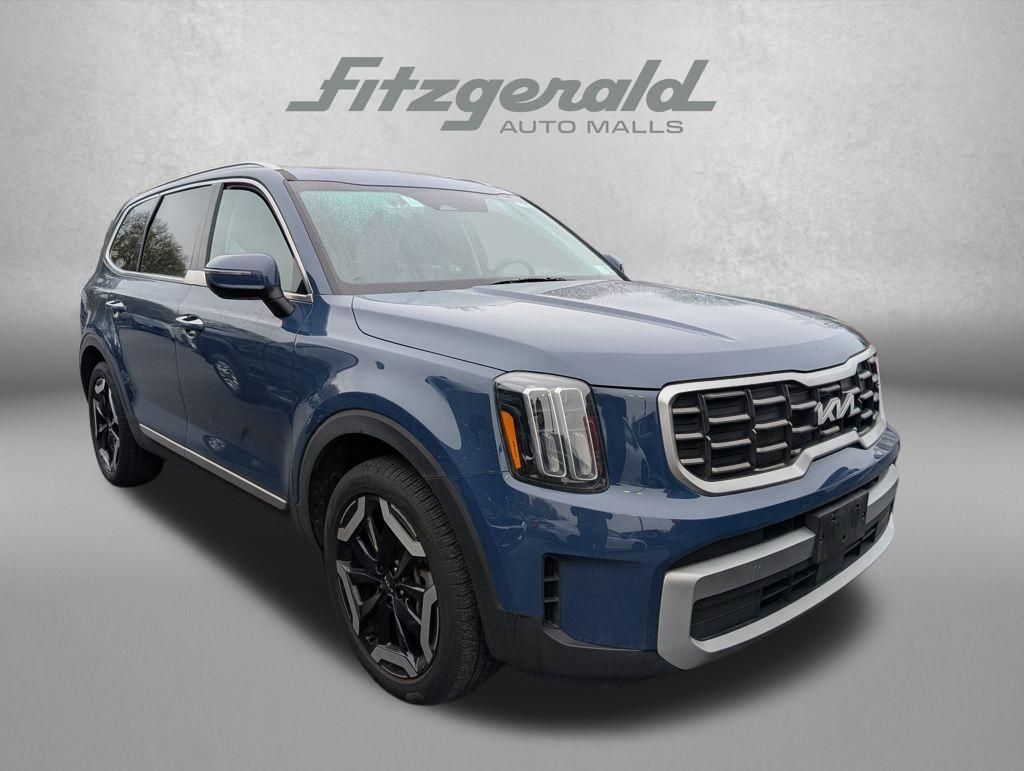 Midnight Lake Blue 2025 Kia Telluride S AWD SUV / Crossover All-Wheel Drive 8-Speed Automatic