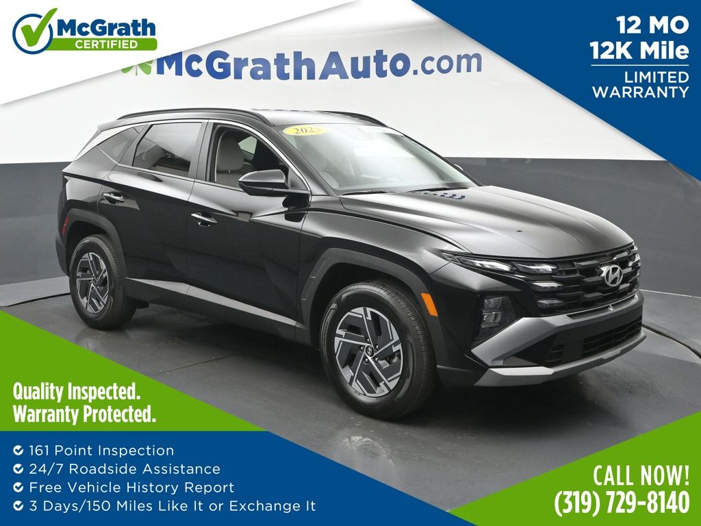 Ash Black 2025 Hyundai Tucson Hybrid SUV / Crossover All-Wheel Drive 6-Speed Automatic