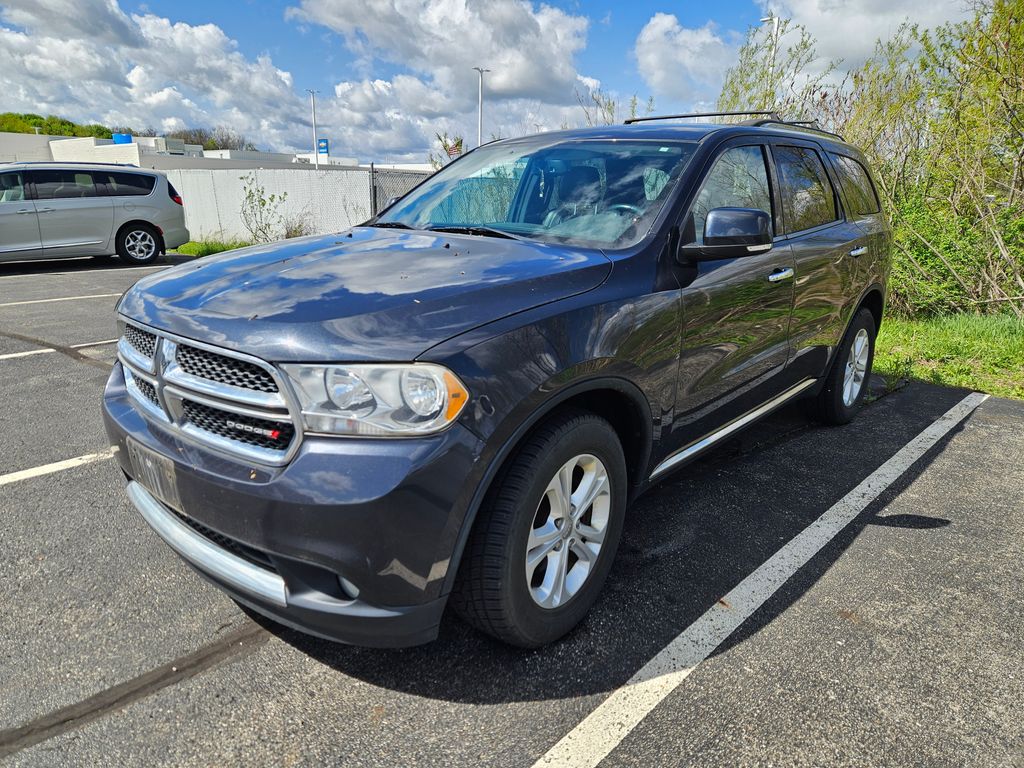 Gray (Maximum Steel Metallic Clearcoat) 2013 Dodge Durango Crew AWD SUV / Crossover All-Wheel Drive 5-Speed Automatic