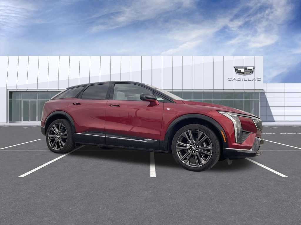 Radiant Red Tintcoat 2025 Cadillac OPTIQ Sport 2 AWD SUV / Crossover All-Wheel Drive 1-Speed Automatic