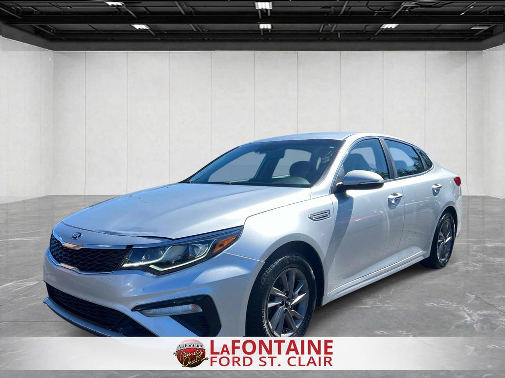 Sparkling Silver 2020 Kia Optima Sedan Front-Wheel Drive 6-Speed Automatic