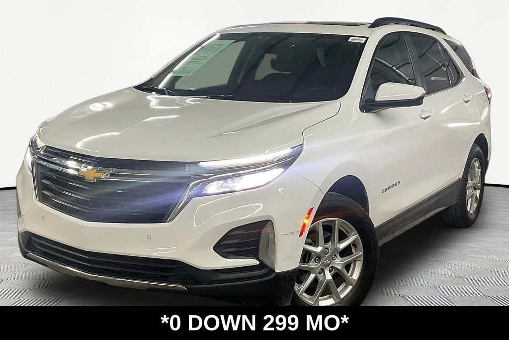 Summit White 2023 Chevrolet Equinox LT AWD with 1LT SUV / Crossover Four-Wheel Drive 6-Speed Automatic Overdrive