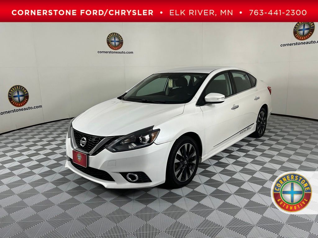 White 2017 Nissan Sentra Sedan Front-Wheel Drive Continuously Variable Transmission