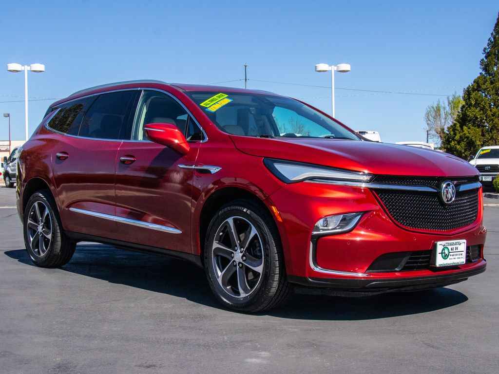 Cherry Red Tintcoat 2022 Buick Enclave Essence AWD SUV / Crossover Four-Wheel Drive 9-Speed Automatic
