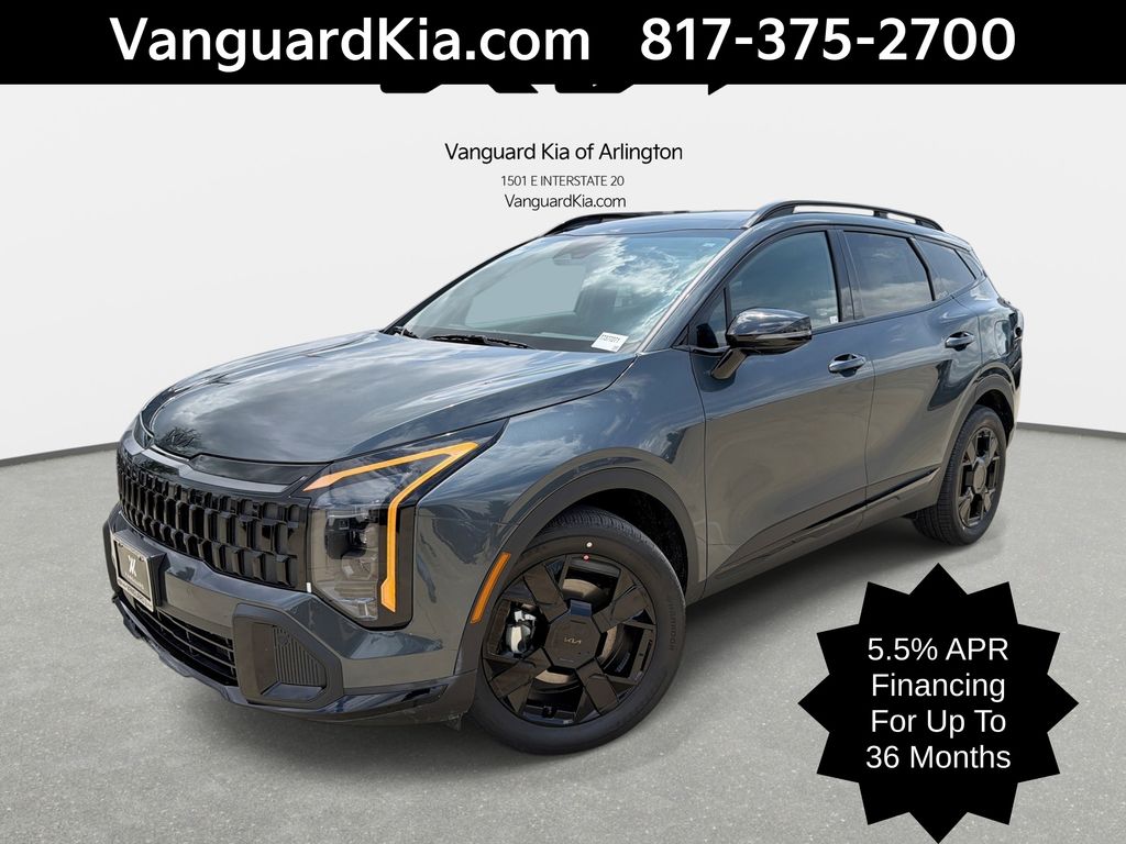 Gravity Gray 2026 Kia Sportage Hybrid SUV / Crossover All-Wheel Drive 6-Speed Automatic