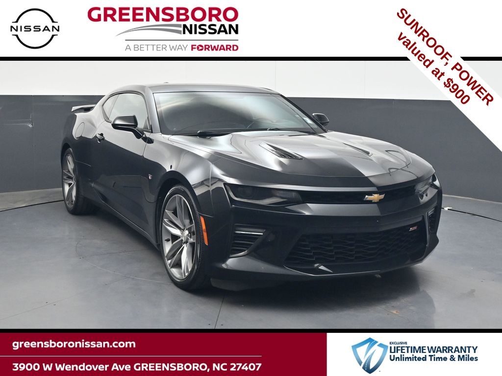 Mosaic Black Metallic 2017 Chevrolet Camaro Coupe Rear-Wheel Drive 6-Speed Manual