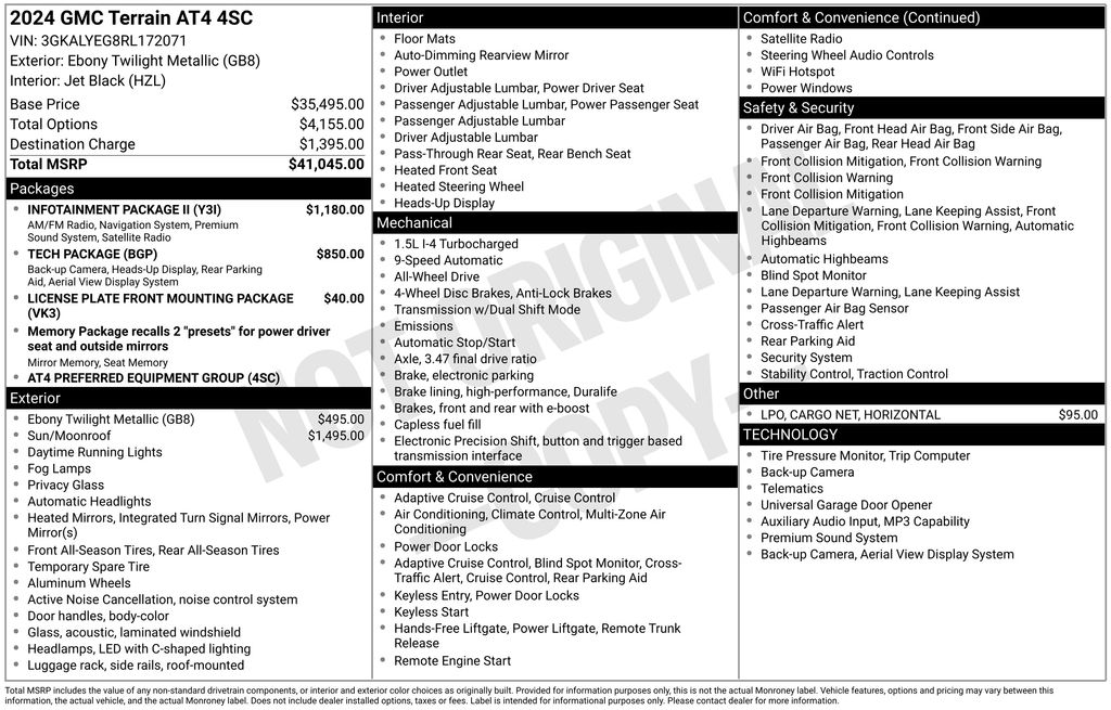 Used Car 2024 Gmc Terrain  At4 For Sale Under $30,000 In Austin, Texas