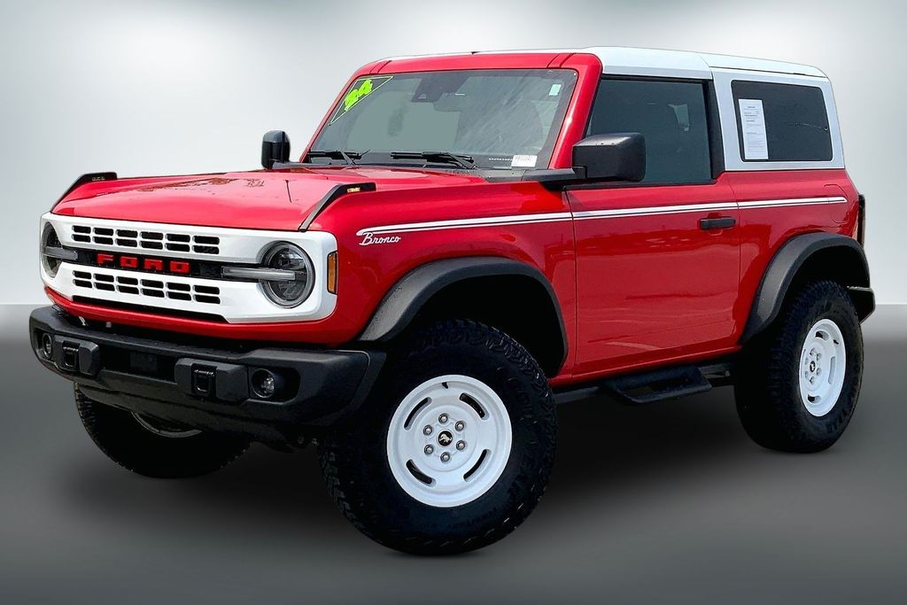 Used 2024 Ford Bronco 2-Door Heritage Editon with VIN 1FMDE4CP7RLB00042 for sale in Kansas City