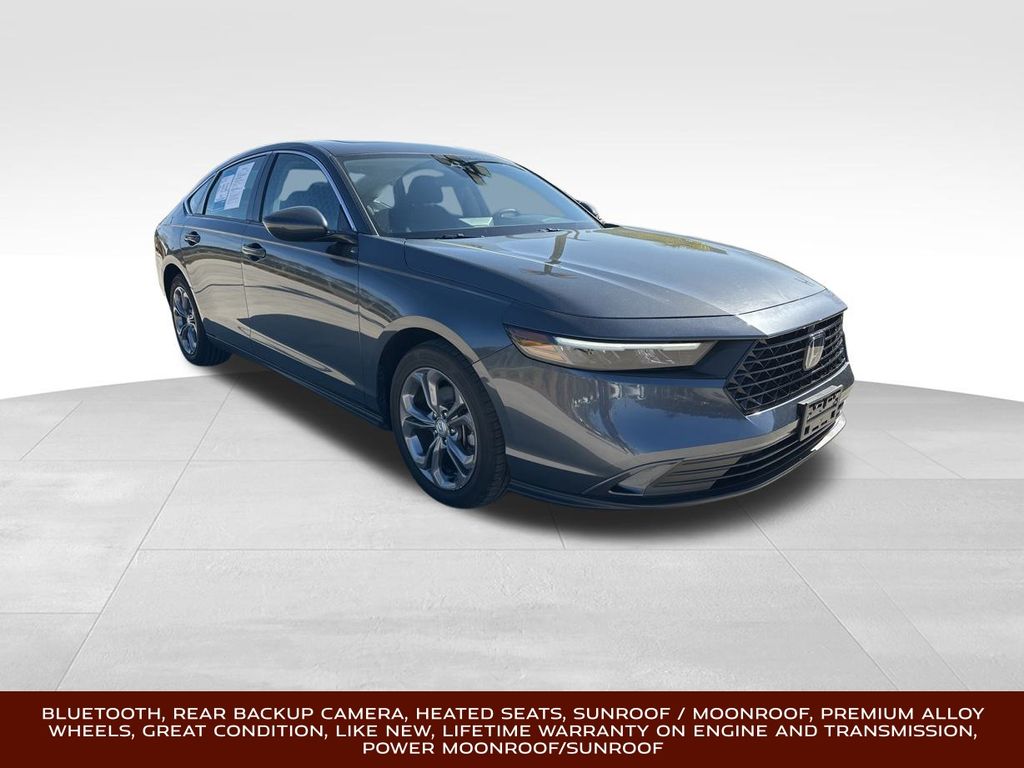 2024 Meteorite Gray Metallic Honda Accord Sedan EX FWD Sedan
