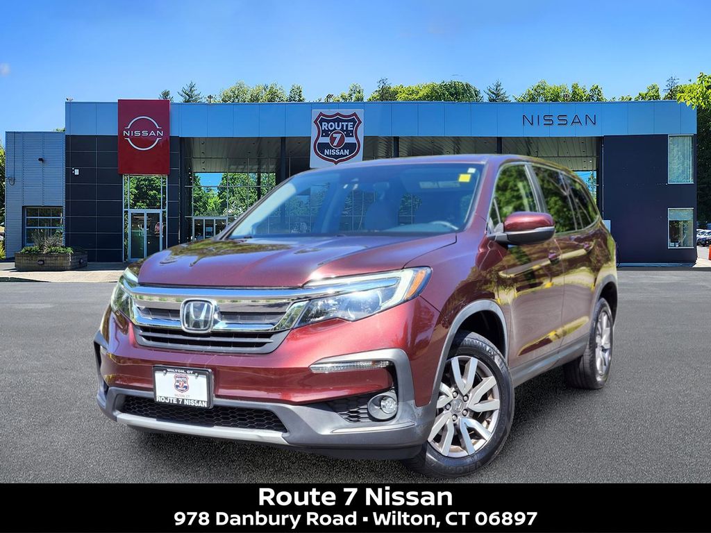 Red 2019 Honda Pilot SUV / Crossover All-Wheel Drive 6-Speed Automatic
