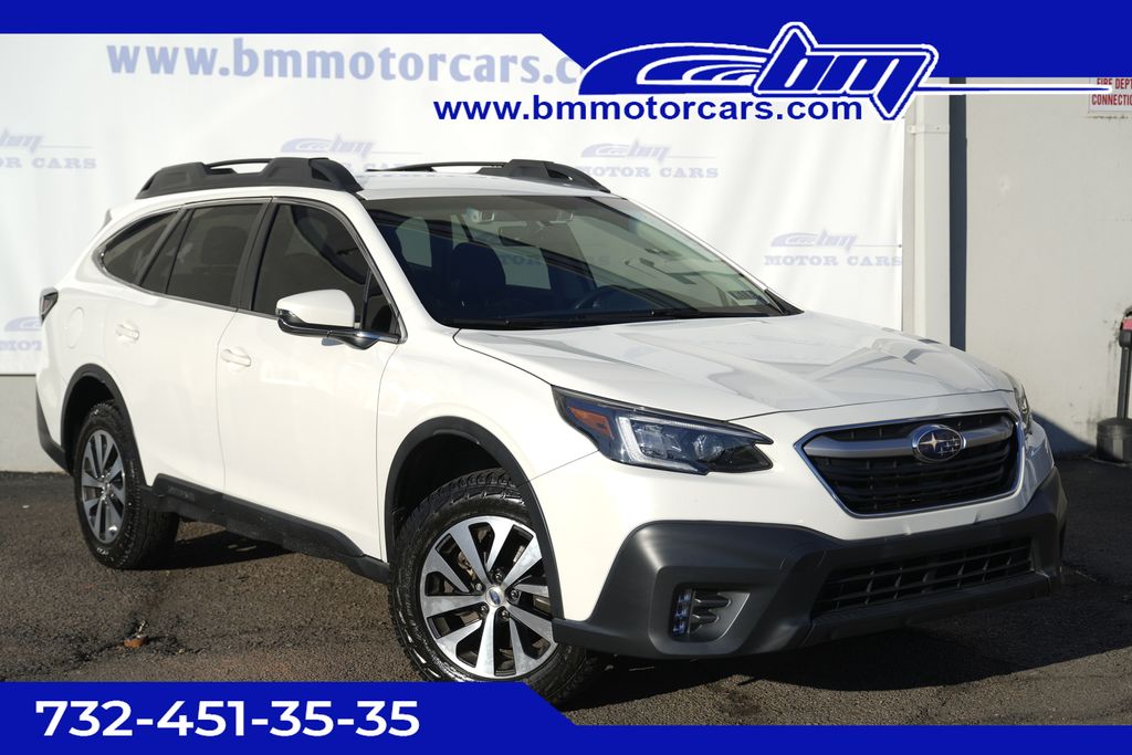 Crystal White Pearl 2022 Subaru Outback Premium AWD SUV / Crossover All-Wheel Drive Continuously Variable Transmission