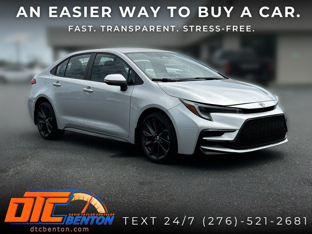 Classic Silver Metallic 2024 Toyota Corolla Sedan Front-Wheel Drive Continuously Variable Transmission
