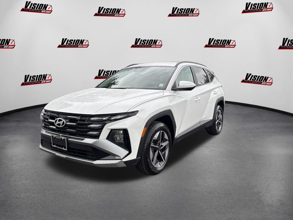 Serenity White Pearl 2025 Hyundai Tucson SUV / Crossover All-Wheel Drive 8-Speed Automatic