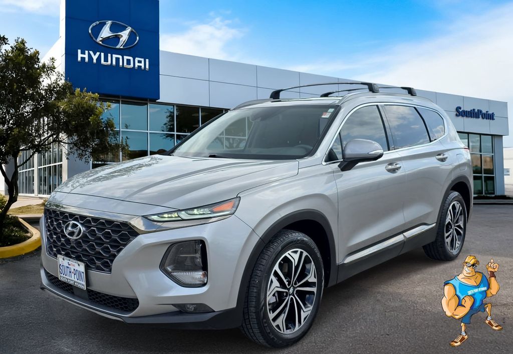 Shimmering Silver Pearl 2020 Hyundai Santa Fe 2.0T Limited FWD SUV / Crossover Front-Wheel Drive 8-Speed Automatic