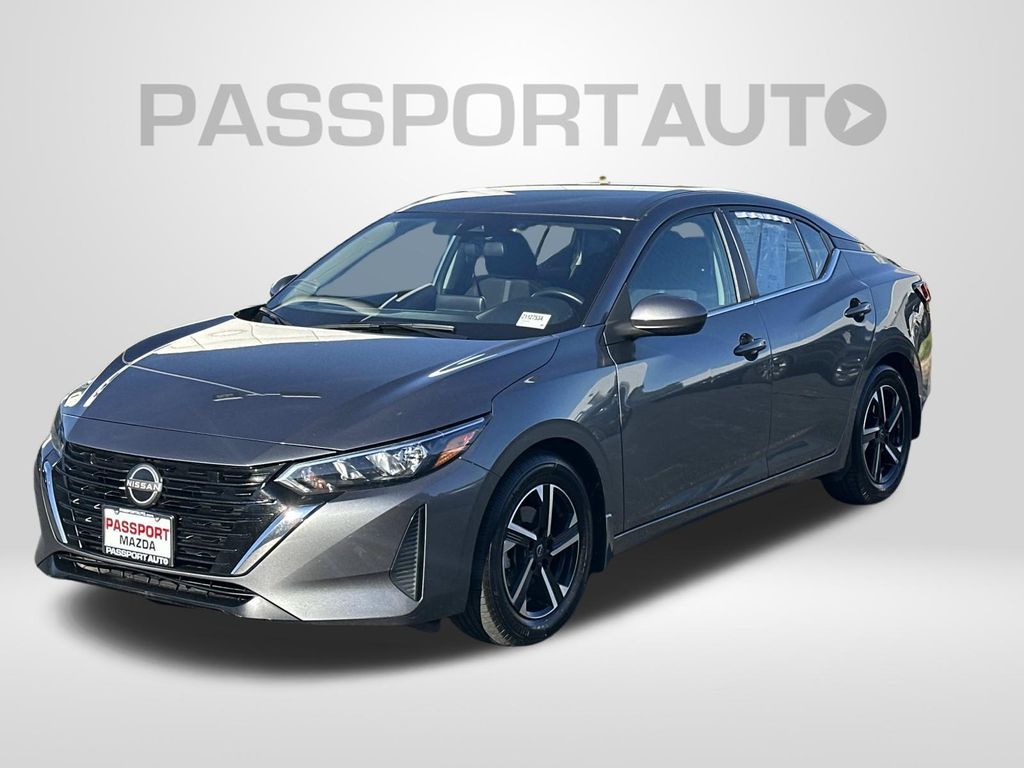 Gray (Gun Metallic) 2024 Nissan Sentra Sedan Front-Wheel Drive Continuously Variable Transmission