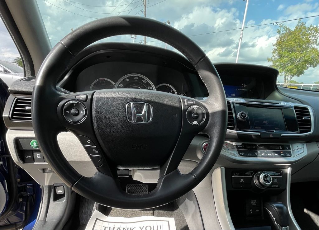 2013 Honda Accord EX-L Blue at Don McGill Toyota