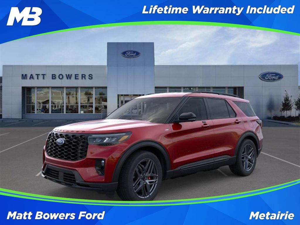 Rapid Red Metallic Tinted Clearcoat 2026 Ford Explorer SUV / Crossover Rear-Wheel Drive Automatic