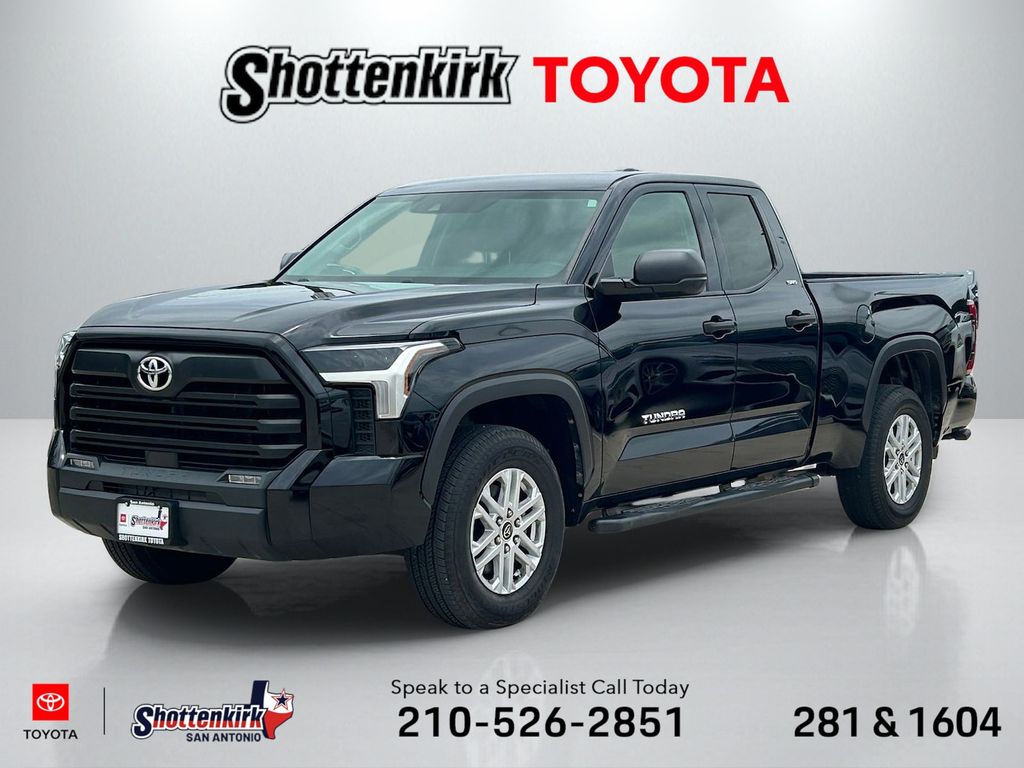 Midnight Black Metallic 2023 Toyota Tundra Pickup Truck Four-Wheel Drive Automatic