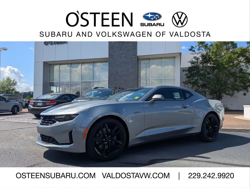 Sharkskin Metallic 2023 Chevrolet Camaro LT1 Coupe RWD Coupe Rear-Wheel Drive 6-Speed Manual