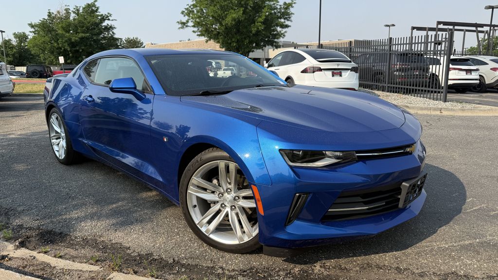 Hyper Blue Metallic 2016 Chevrolet Camaro Coupe Rear-Wheel Drive 8-Speed Automatic