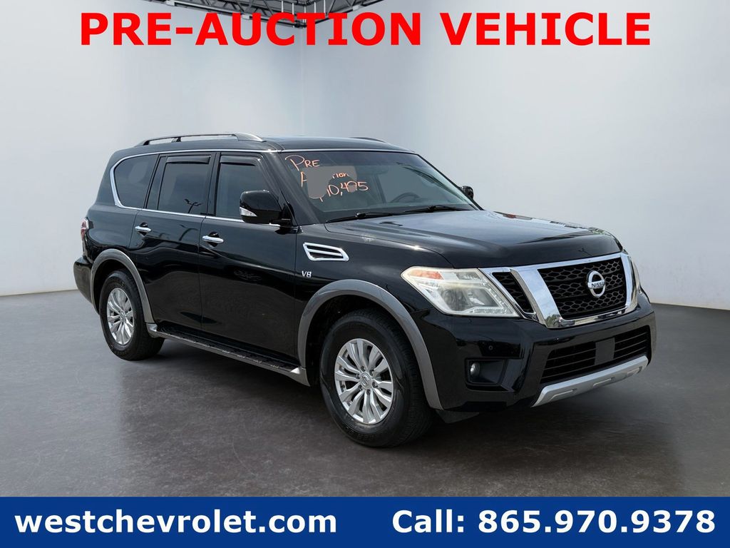 Super Black 2017 Nissan Armada SV SUV / Crossover 4X2 7-Speed Automatic