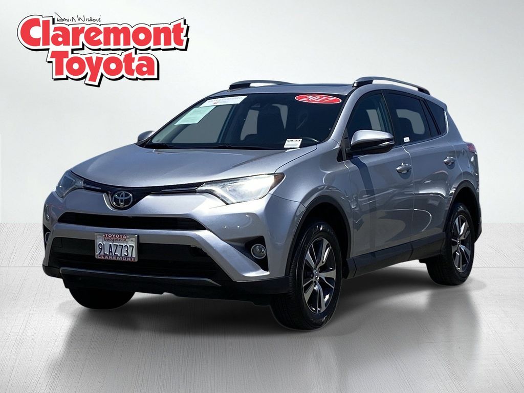 Silver Sky Metallic 2017 Toyota RAV4 SUV / Crossover All-Wheel Drive 6-Speed Automatic