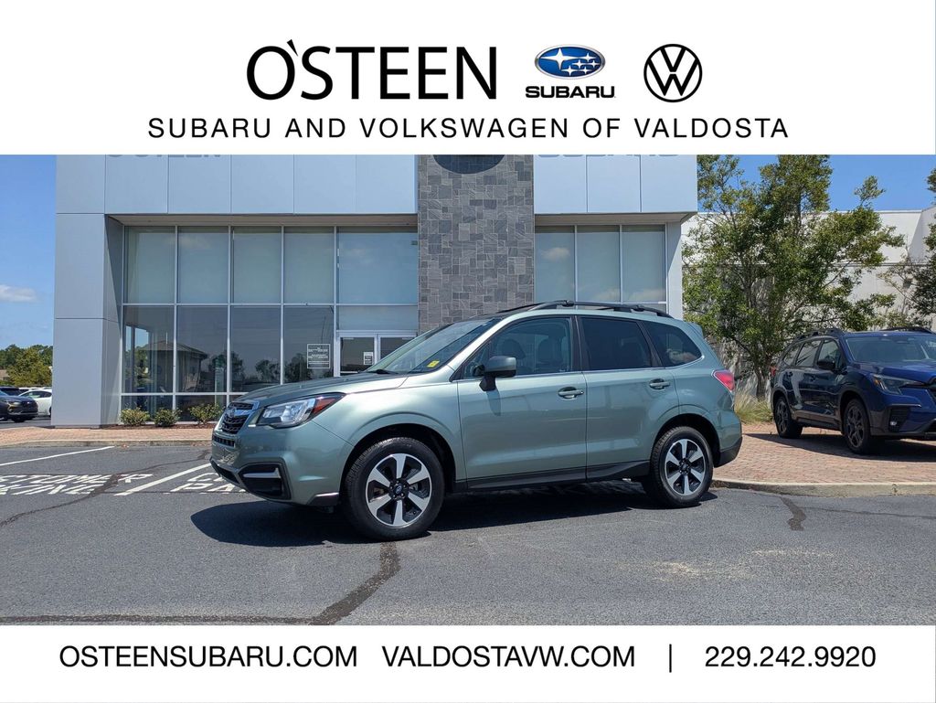Jasmine Green Metallic 2018 Subaru Forester SUV / Crossover All-Wheel Drive Continuously Variable Transmission