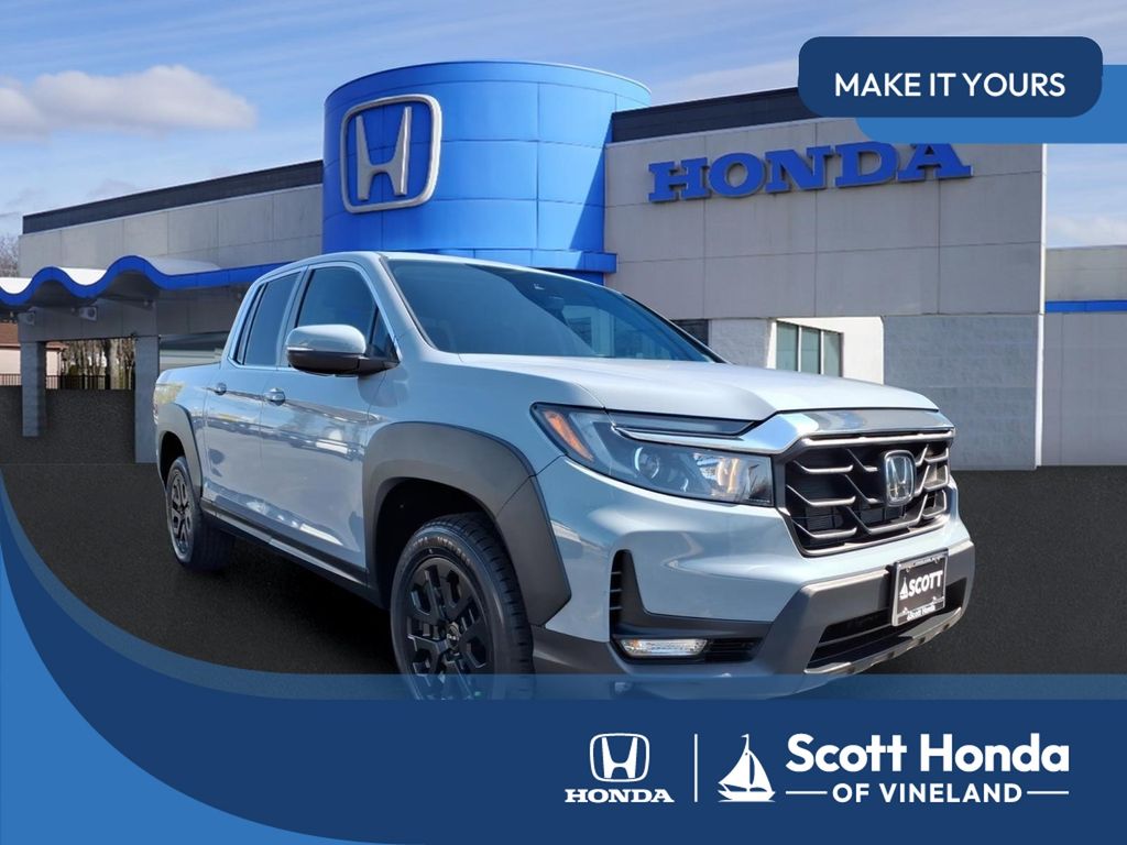 Sonic Gray Pearl 2023 Honda Ridgeline RTL AWD Pickup Truck All-Wheel Drive 9-Speed Automatic