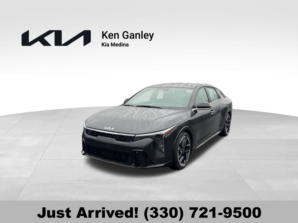 Interstellar Gray 2025 Kia K4 GT-Line FWD Sedan Front-Wheel Drive Continuously Variable Transmission
