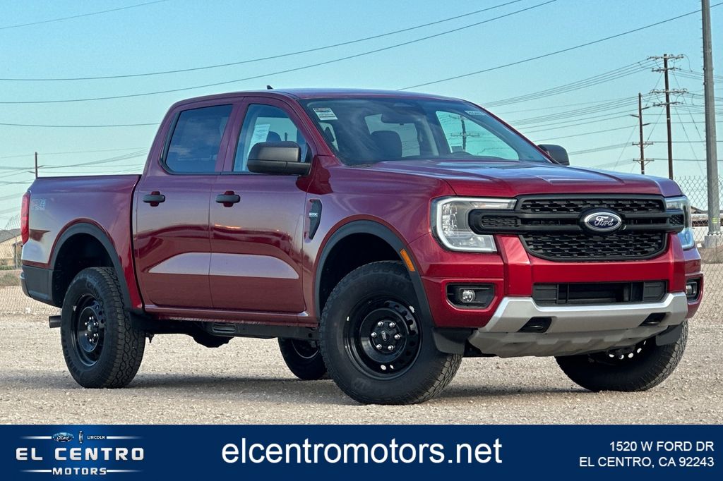Ruby Red Metallic Tinted Clearcoat 2026 Ford Ranger Pickup Truck Four-Wheel Drive Automatic