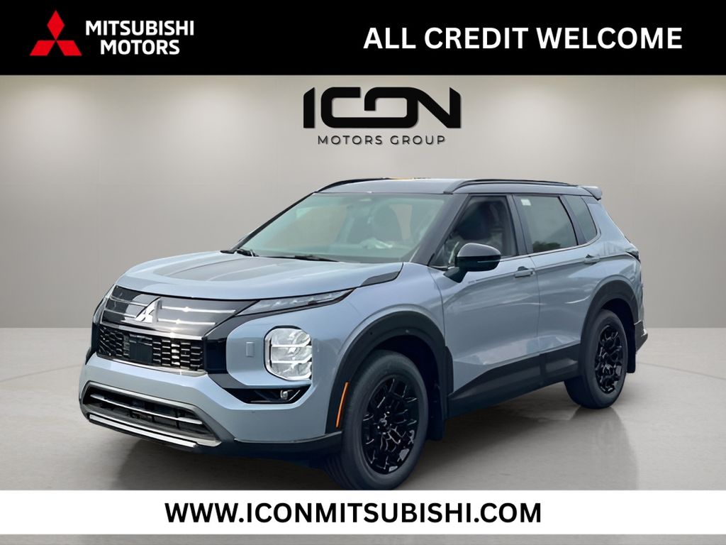 Moonstone Gray/Black Roof 2026 Mitsubishi Outlander SUV / Crossover All-Wheel Drive Continuously Variable Transmission