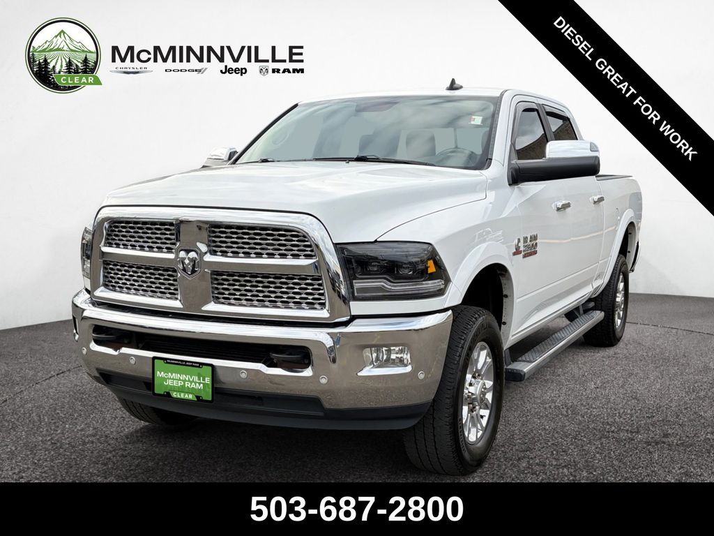 Bright White Clearcoat 2017 RAM 2500 Pickup Truck Four-Wheel Drive 6-Speed Automatic