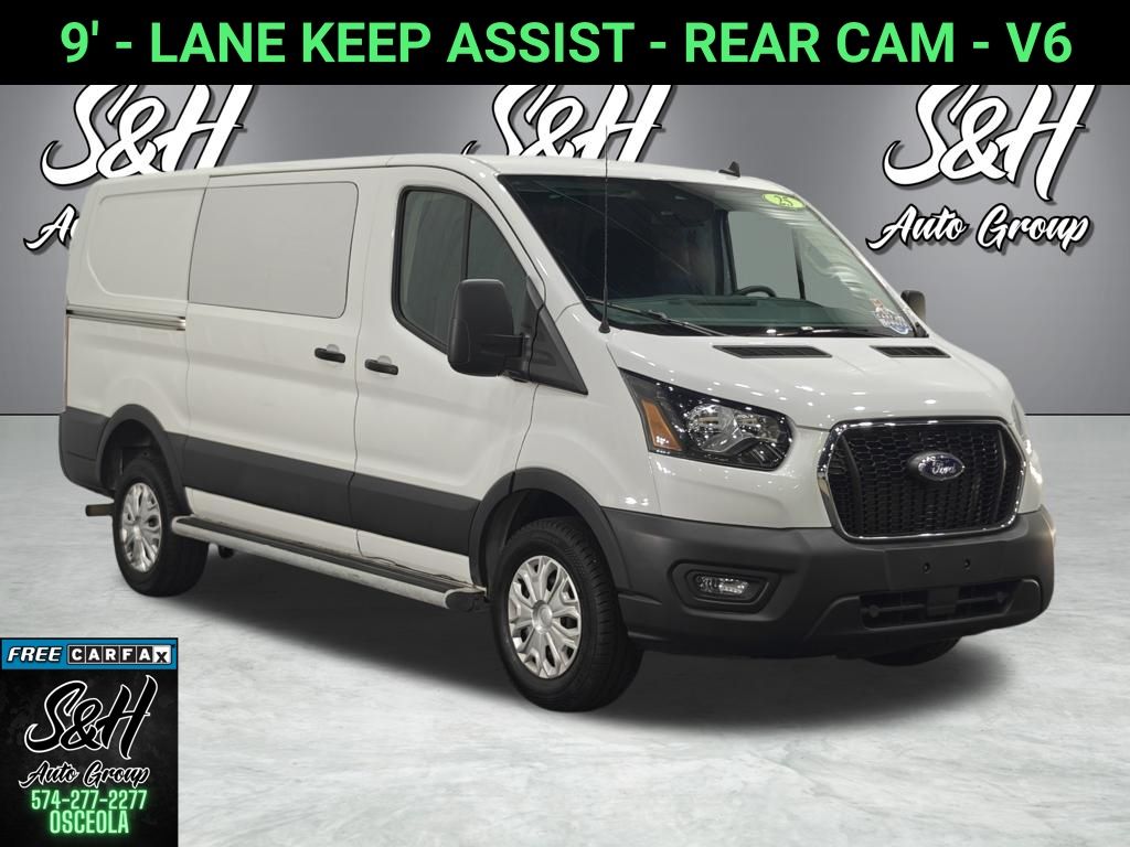 Oxford White 2025 Ford Transit Cargo Van Rear-Wheel Drive