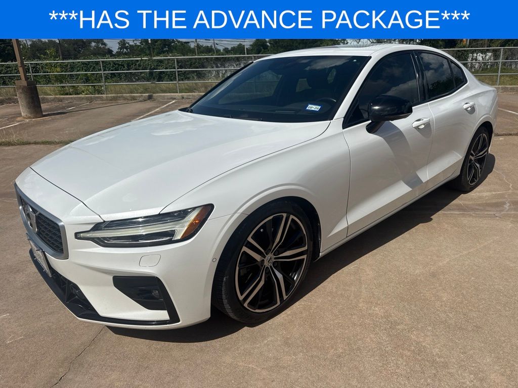 Crystal White Pearl Metallic 2019 Volvo S60 T5 R-Design FWD Sedan Front-Wheel Drive Automatic