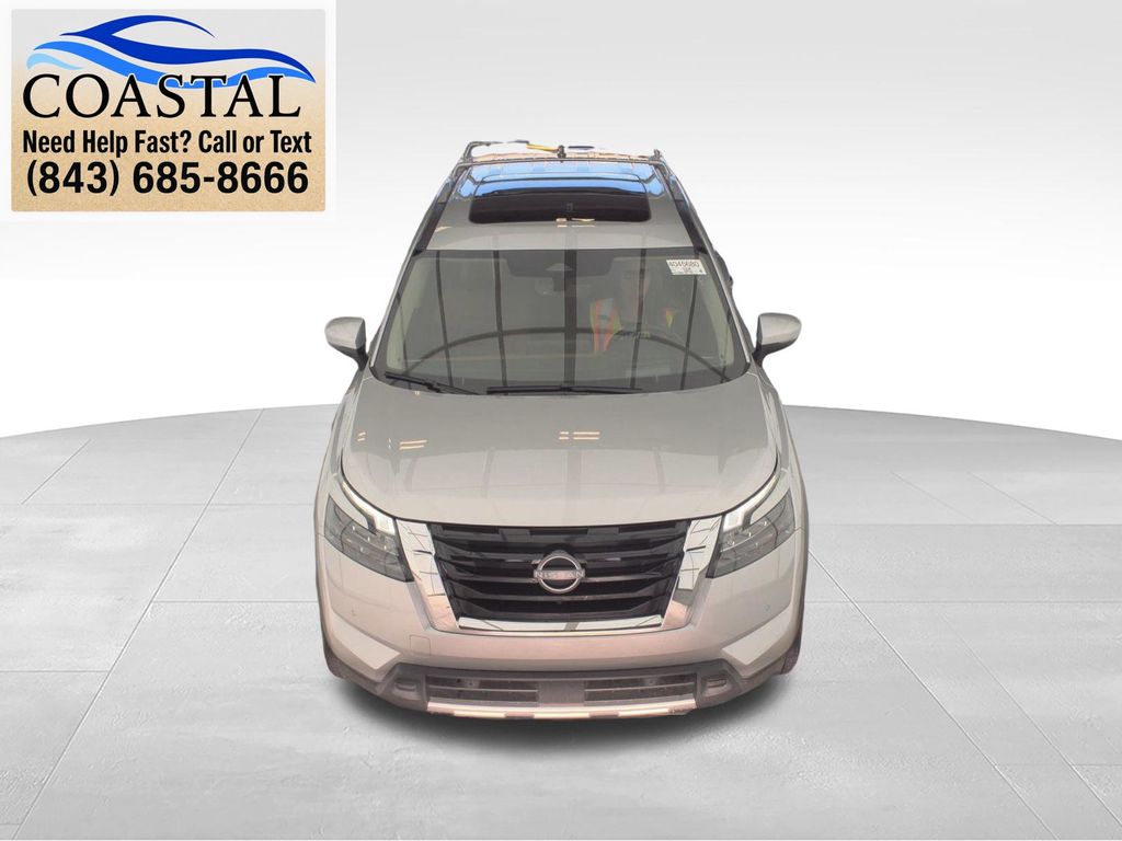 2025 Nissan Pathfinder Platinum Silver at Lugoff Nissan