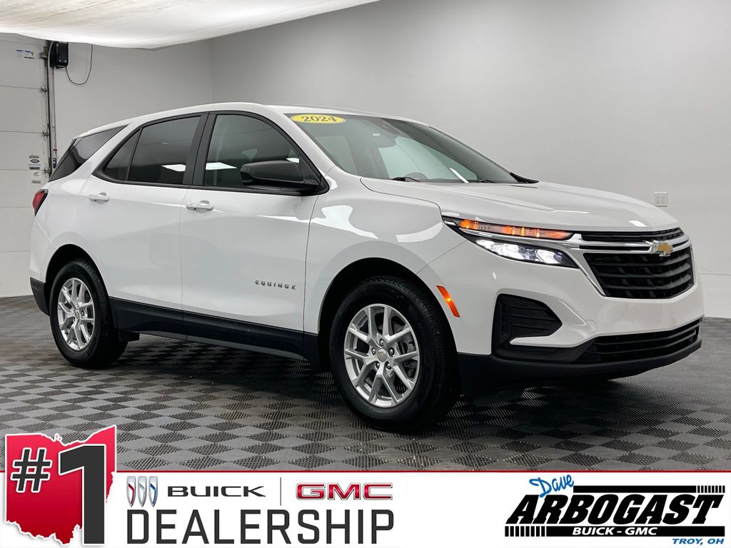 Summit White 2024 Chevrolet Equinox LS FWD with 1LS SUV / Crossover Front-Wheel Drive 6-Speed Automatic Overdrive