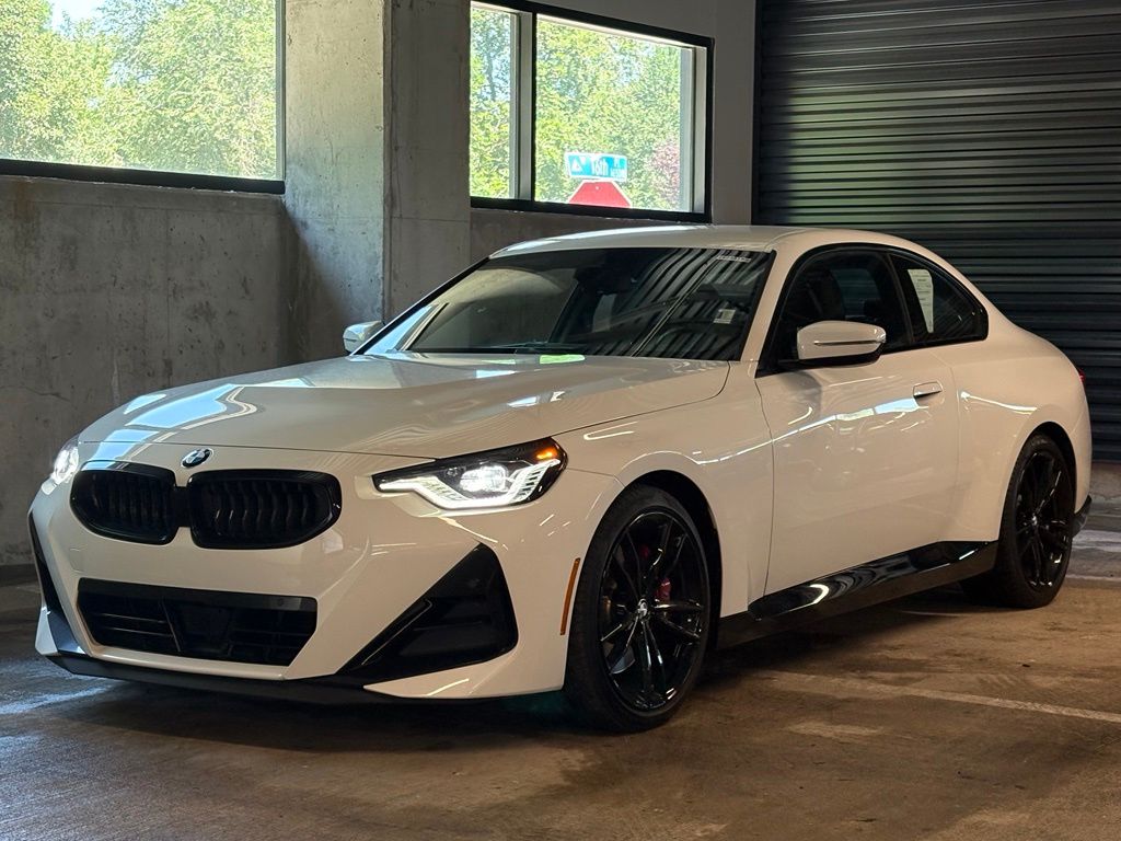 Alpine White 2024 BMW 2 Series Coupe All-Wheel Drive 8-Speed Automatic