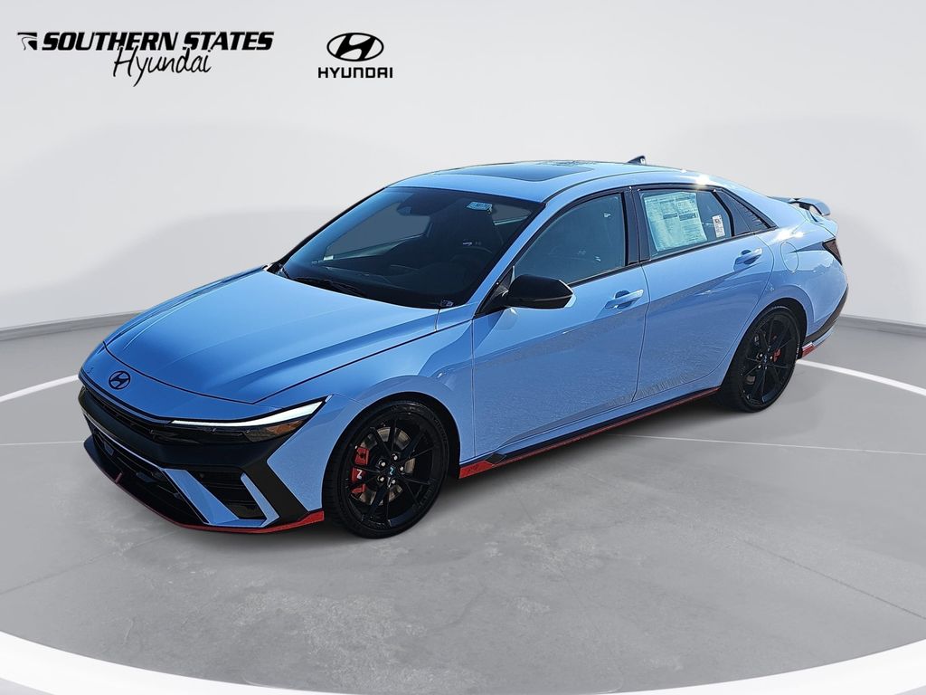 Performance Blue 2026 Hyundai Elantra N FWD Sedan Front-Wheel Drive 8-Speed Automatic