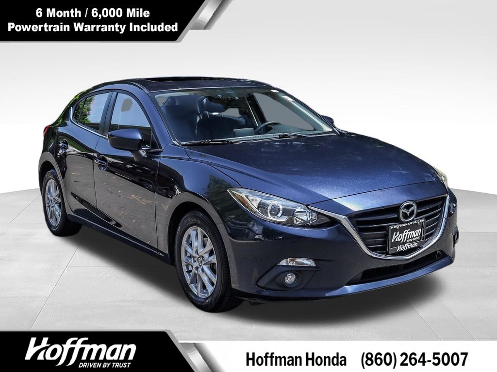 Deep Crystal Blue Mica 2016 Mazda MAZDA3 Hatchback Front-Wheel Drive 6-Speed Automatic