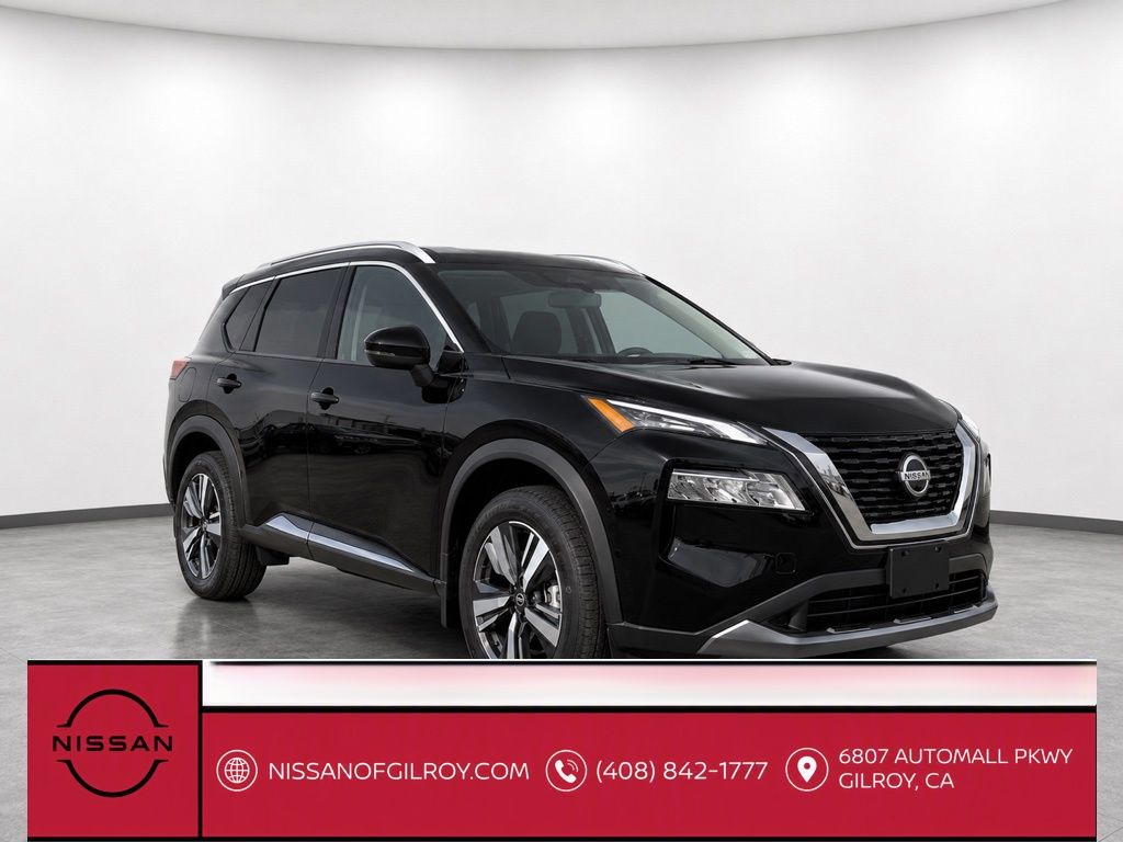 Super Black 2023 Nissan Rogue SUV / Crossover All-Wheel Drive Continuously Variable Transmission